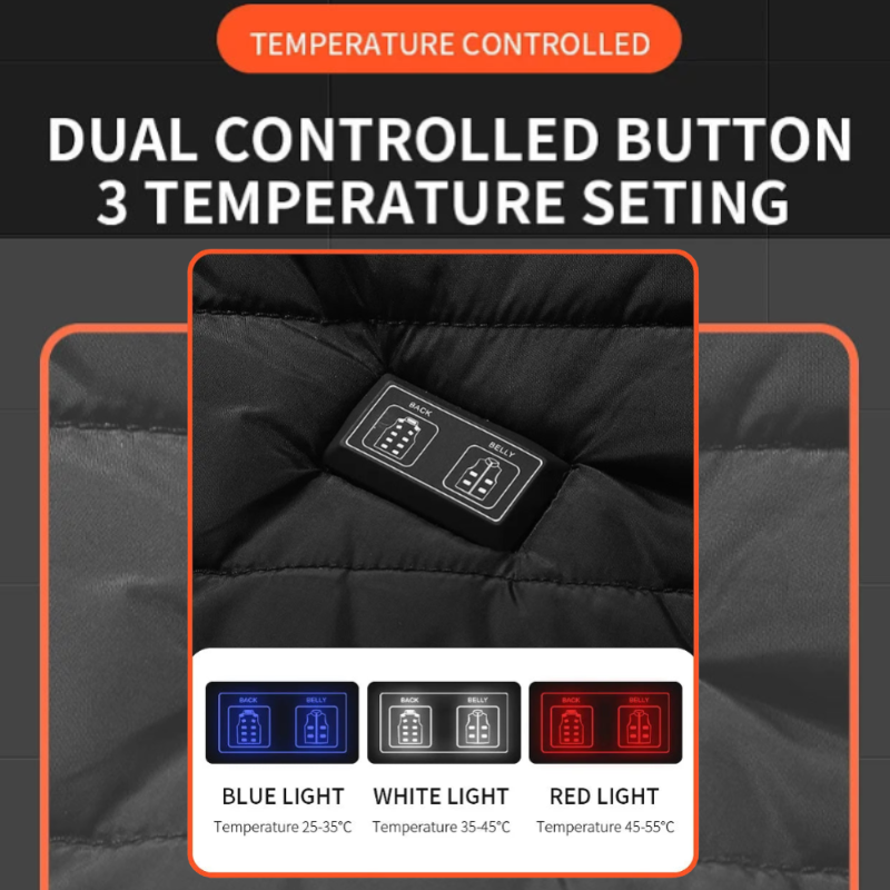 Men & Women's Heated Vest USB Graphene Heated Jacket for Fall And Winter