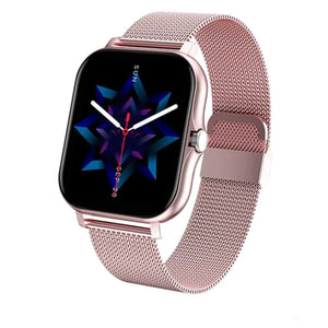 Smart Watch For Men & Women HR & BP Monitor, Daily Fitness Tracker, Full Touch Screen 8 Sports Modes