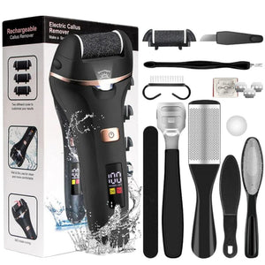 Electric Foot Callus Remover Kit Waterproof USB Rechargeable Great Gift Professional Pedicure Tools