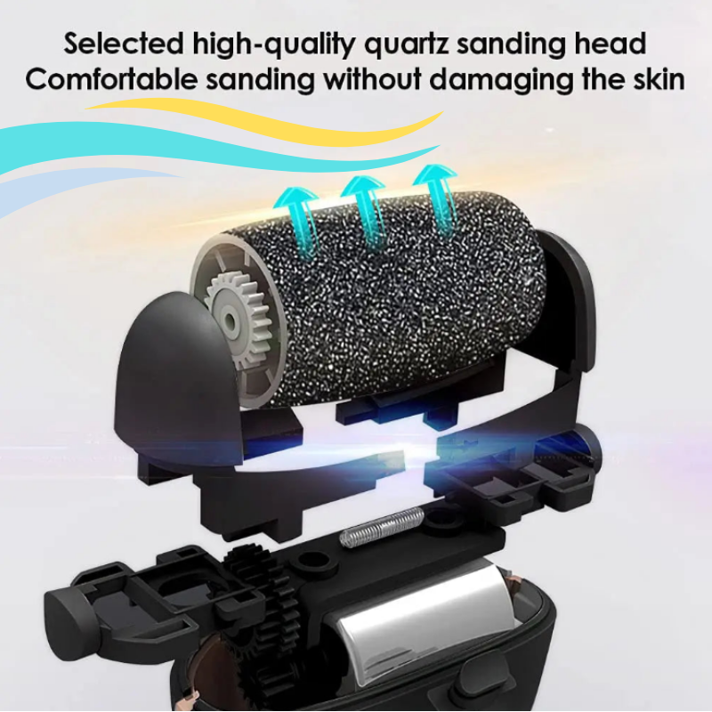 Electric Foot Callus Remover Kit Waterproof USB Rechargeable Great Gift Professional Pedicure Tools