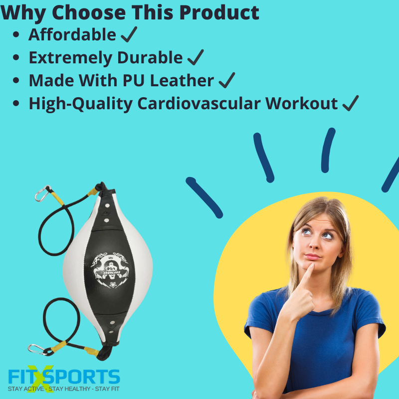 Double End Boxing Speed Ball PU Leather Punching Bag