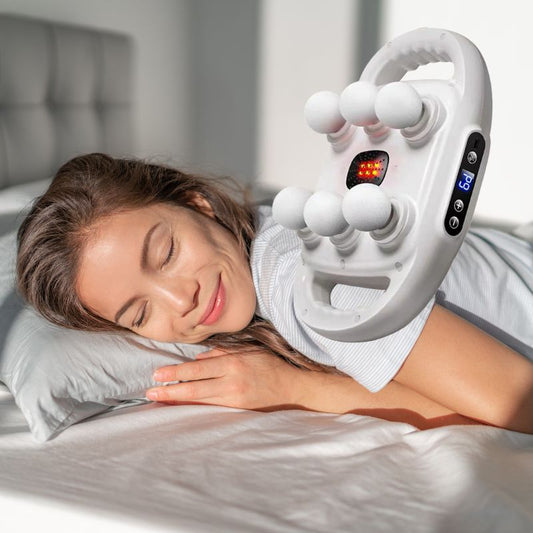 6 Head Massage Gun with 9 Modes & Adjustable Intensities