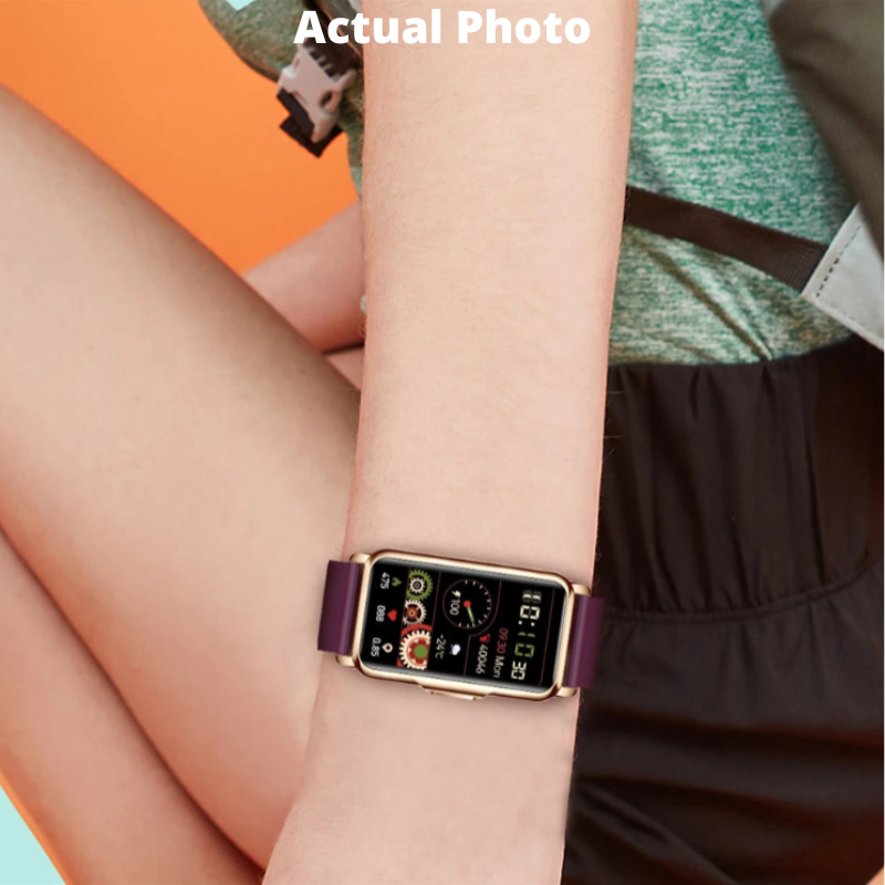 Women's Smart Watch 24/7 Heart Rate Blood Pressure Sleep 115 Sports Calories Step Waterproof for Android iOS