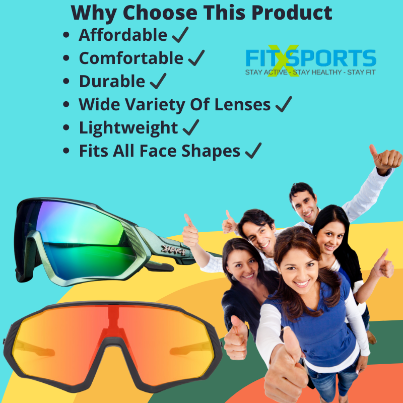 Polarized Sports Sunglasses With 1 Lens Or 5 Interchangeable Lens With Myopia Frame Cycling MTB Mountain Bike Eyewear Men Women