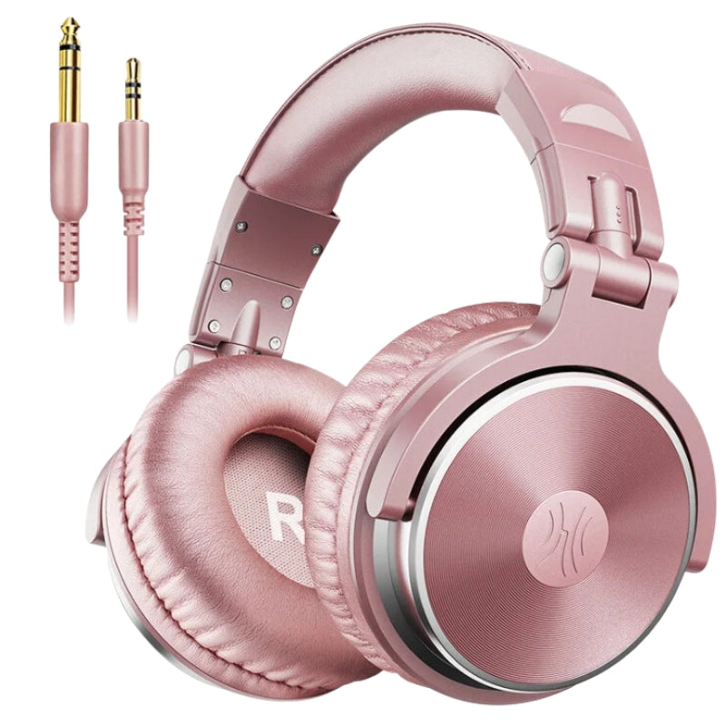 Wired Professional Headphones Studio Pro DJ Headphones With Microphone Over Ear HiFi