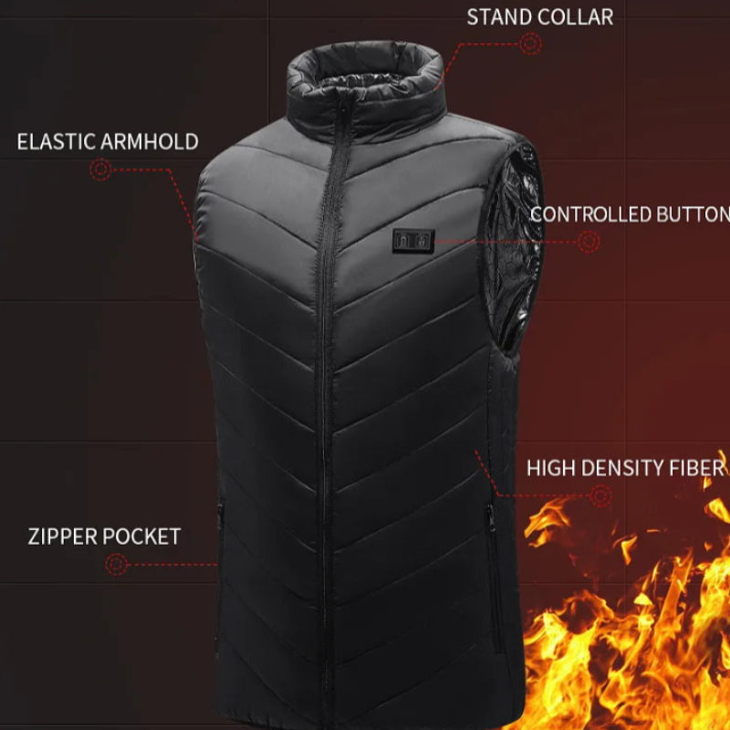 Men & Women's Heated Vest USB Graphene Heated Jacket for Fall And Winter