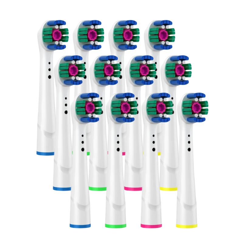 Electric Toothbrush Replacement Brush Heads Compatible With Oral B 3D Whitening Toothbrush Heads