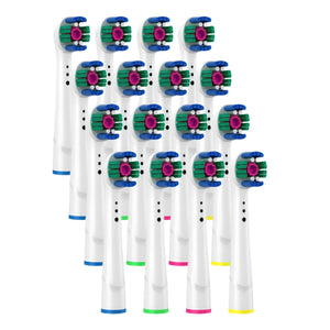 Electric Toothbrush Replacement Brush Heads Compatible With Oral B 3D Whitening Toothbrush Heads