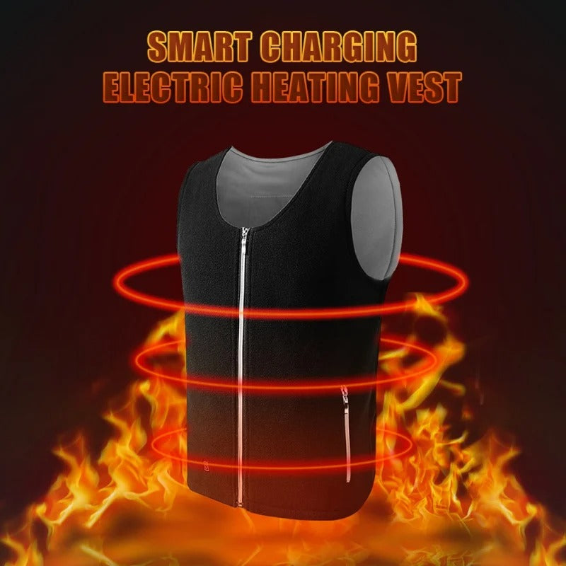 Heated Vest 5 Heating Zones 3 Heating Levels Lightweight Heated Jacket Unisex