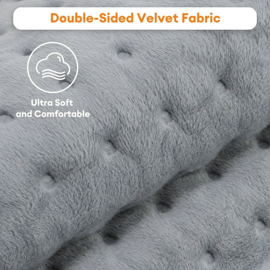 Electric Heating Pad for Back, Neck & Shoulder – 9 Heat Settings, 4 Timer Modes, Washable