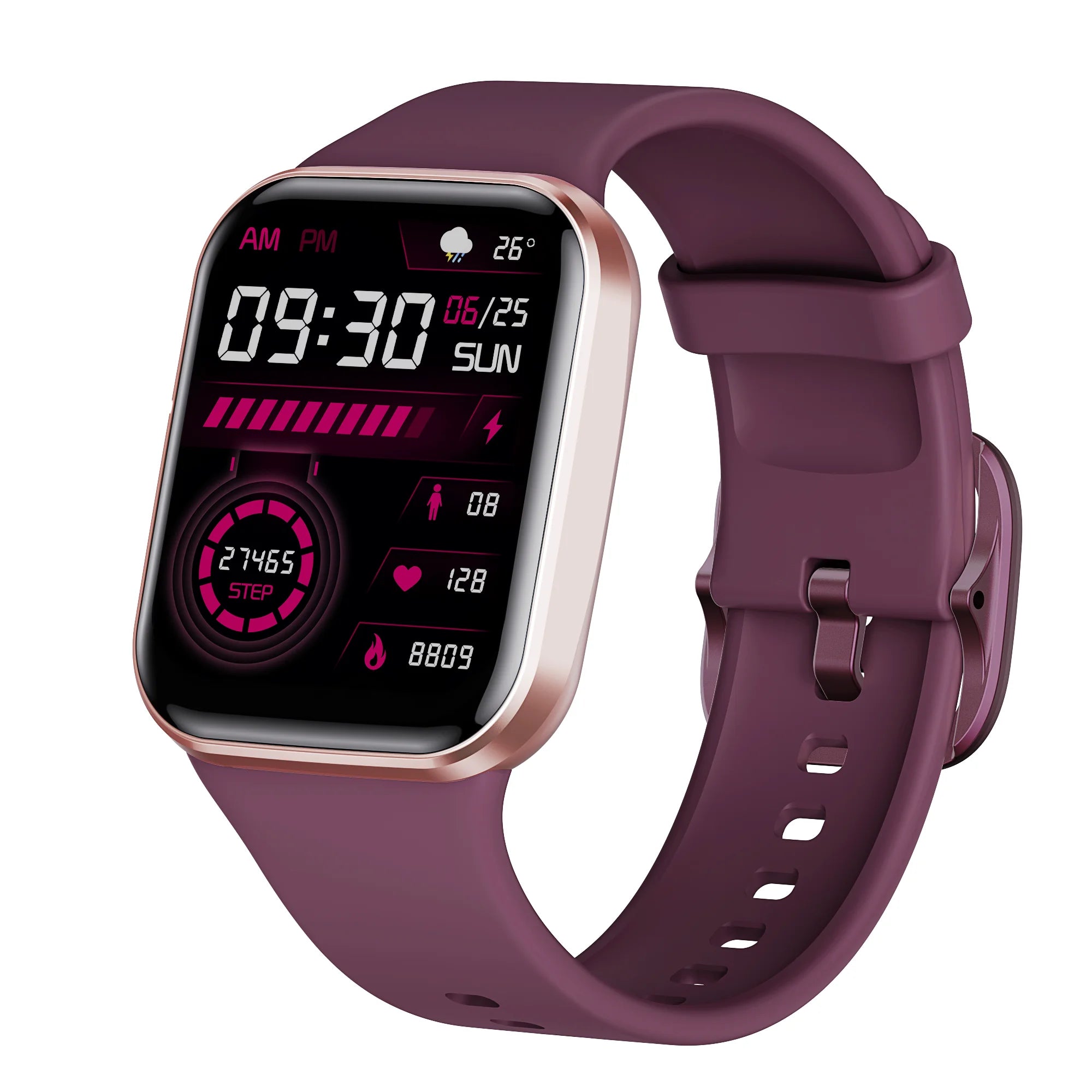 Smart Watches for Women Men 1.69" HD Screen Health Monitor 25 Sports Waterproof For iOS/Android