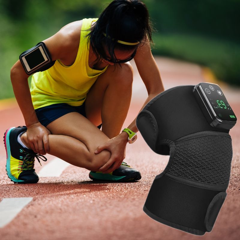 3 In 1 Multi Use Heated Knee Wrap Heated Shoulder Wrap Heated Elbow Wrap with Vibration Massage for Pain Relief