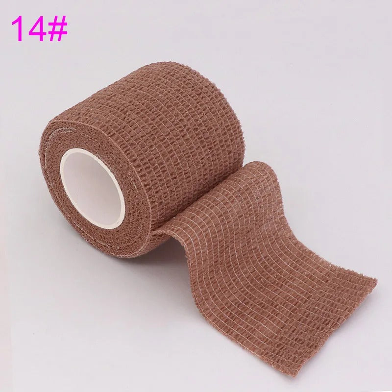 Self-Adherent Sports Bandage Wrap Self-Adherent Tape 1" to 4" Wide 16 Colors To Choose From