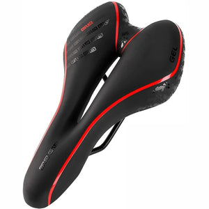 Comfortable Gel Bicycle Seat Bike Saddle Breathable Hollow Design Non Slip
