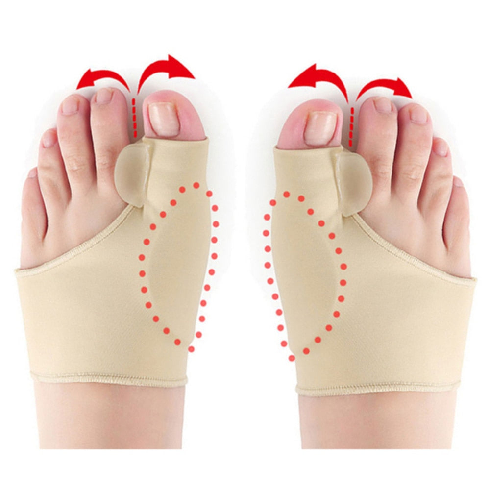 1 Pair Gel Toe Separator and Bunion Support Pads
