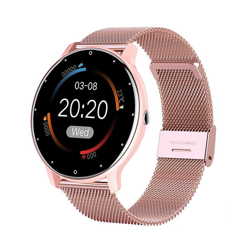 Smart Watch Fitness Tracker Waterproof Touch Screen iOS Android Unisex