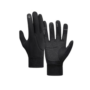 Touch Screen Cycling Gloves Thermal Bike Gloves Windproof Water Resistant Non-Slip Driving Hiking Unisex
