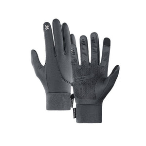 Touch Screen Cycling Gloves Thermal Bike Gloves Windproof Water Resistant Non-Slip Driving Hiking Unisex