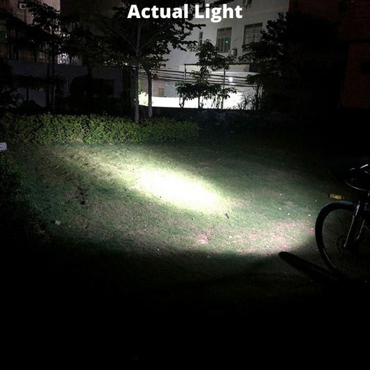 5200mah Waterproof Bicycle Light With 6 LEDs USB Chargeable 2000LM 7500K With 5 Light Modes