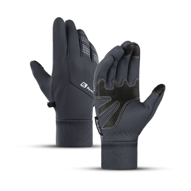 Touch Screen Cycling Gloves Thermal Bike Gloves Windproof Water Resistant Non-Slip Driving Hiking Unisex