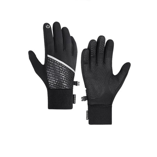 Touch Screen Cycling Gloves Thermal Bike Gloves Windproof Water Resistant Non-Slip Driving Hiking Unisex