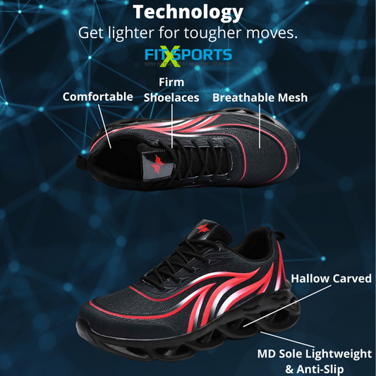 Men's Running Shoes Non-Slip Lightweight Athletic Shoes