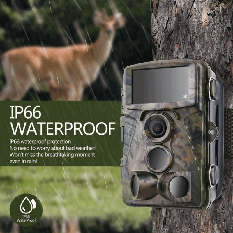 Infrared Dual Night Vision Hunting Trail Camera 4K Waterproof WIFI 48 MP Camera Home Security Camera