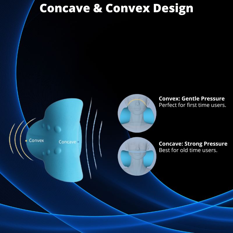 Neck Support Stretcher Pillow for Cervical Comfort & Posture Support