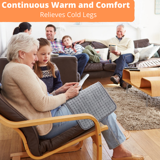 Electric Heating Pad 12" x 24" with Adjustable Temperature Control