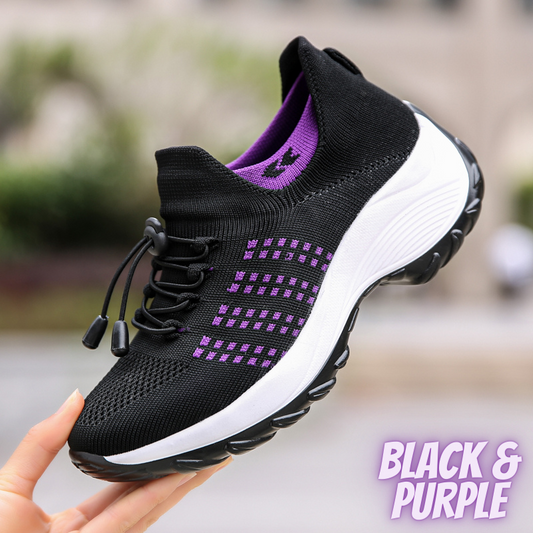 Women's Breathable Slip-On Non-Slip Running Shoes