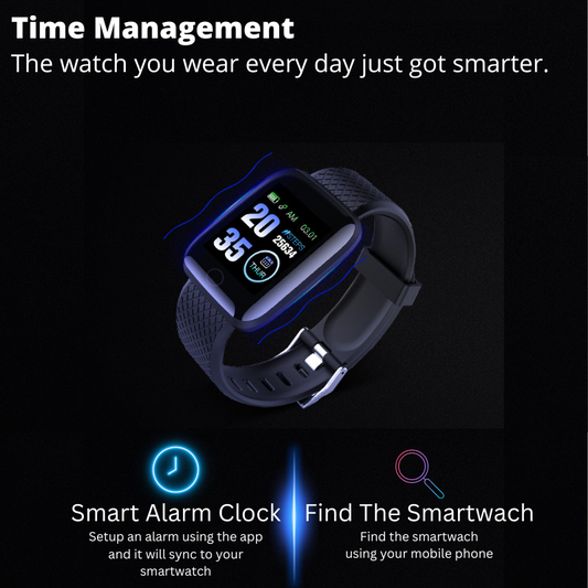 Smart Watch Fitness Tracker Waterproof Activity Watch for iOS & Android Unisex