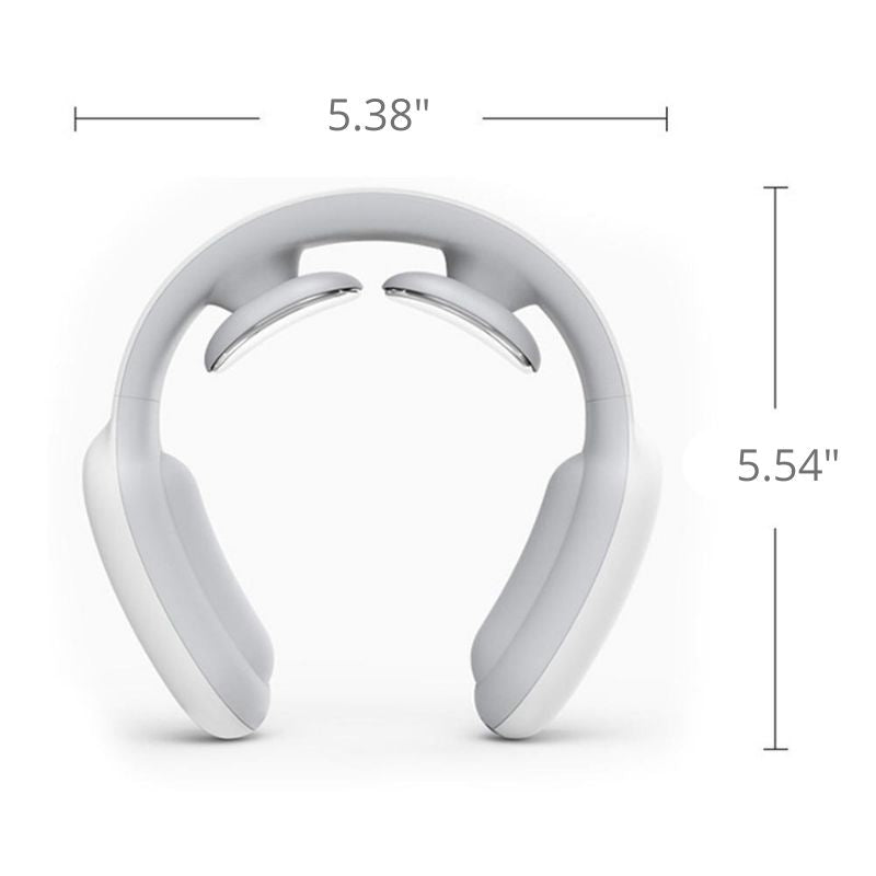Neck Massager for Pain Relief Intelligent Neck Massage with Heat 3 Modes 15 Intensity Levels Remote Control Cordless Massager Unisex-Massage Equipment-Fit Sports