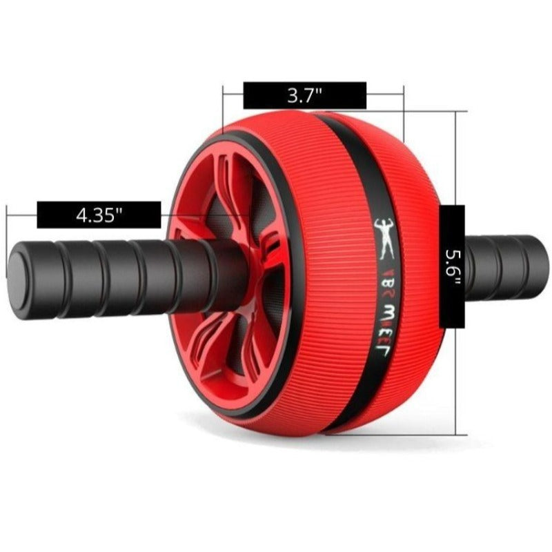 Wheel Ab Roller Great For Total Body Exerciser Abdominal Ab Roller Unisex-Cardio & Exercise Equipment-Fit Sports