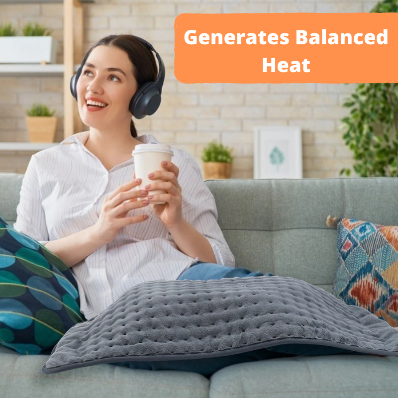 Electric Heating Pad 12"x 24" for Back Pain And Cramp Relief Auto Shut Off