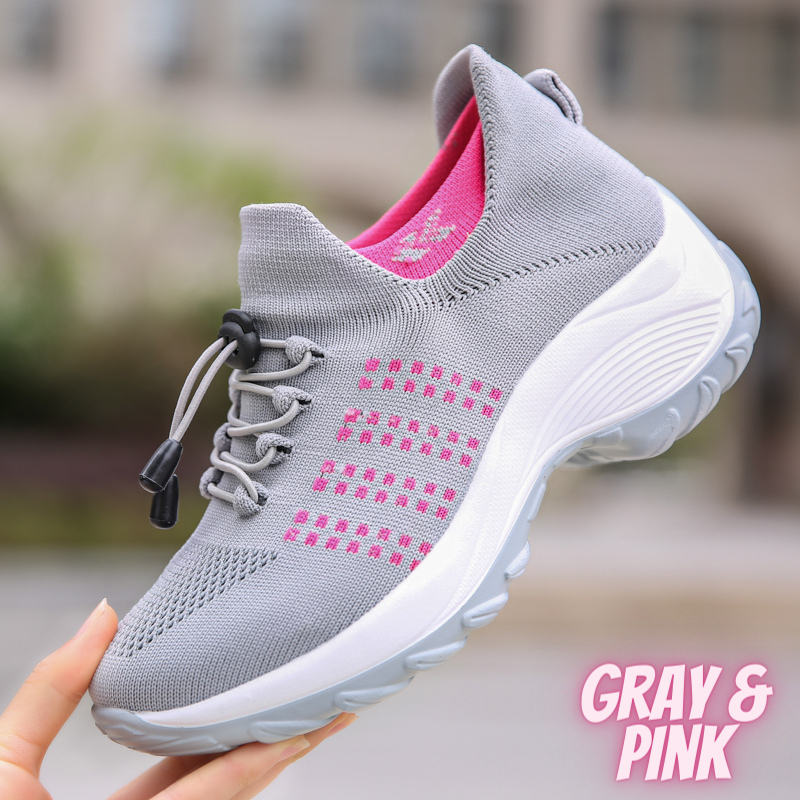 Women's Breathable Slip-On Non-Slip Running Shoes