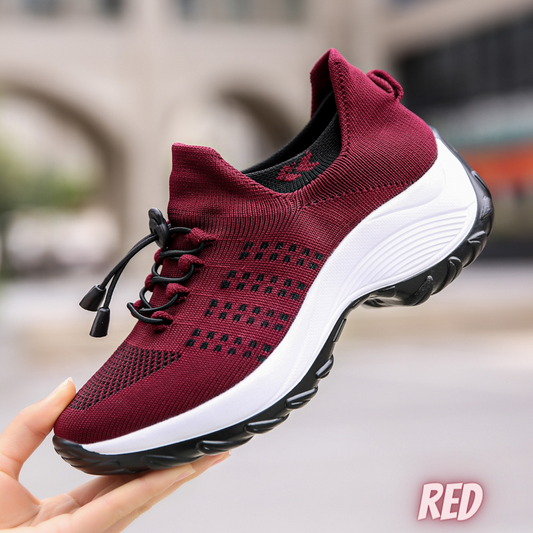 Women's Breathable Slip-On Non-Slip Running Shoes