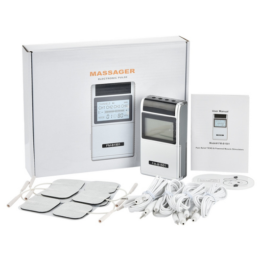 EMS Muscle Stimulator | 15 Mode 4 Channel 20 Intensity Levels