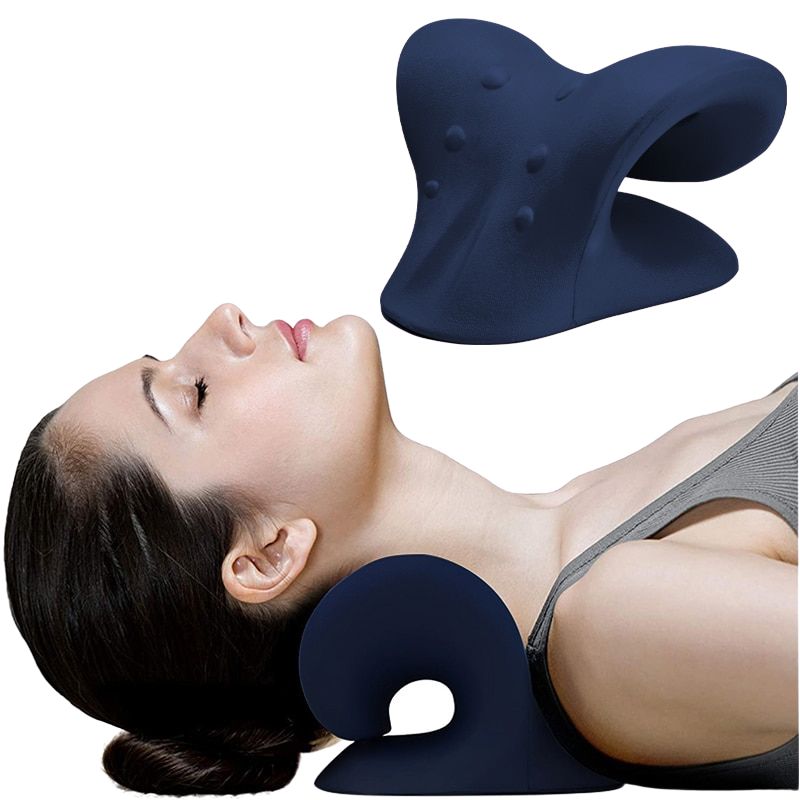 Neck Support Stretcher Pillow for Cervical Comfort & Posture Support