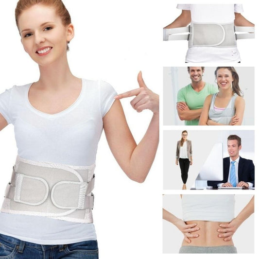 Back Support Belt Relief for Back Pain Herniated Disc Sciatica Scoliosis Lumbar Support Breathable Mesh Design Small To X Large-Body Support-Fit Sports