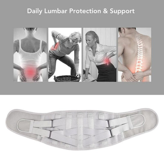 Back Support Belt Relief for Back Pain Herniated Disc Sciatica Scoliosis Lumbar Support Breathable Mesh Design Small To X Large-Body Support-Fit Sports