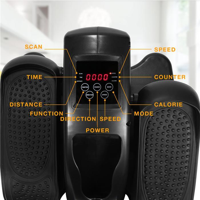 Mini Electric Bike Elliptical Trainer for Passive Leg/Arm Exercise treadmill slim mini walking machine fitness equipment-Cardio & Exercise Equipment-Fit Sports