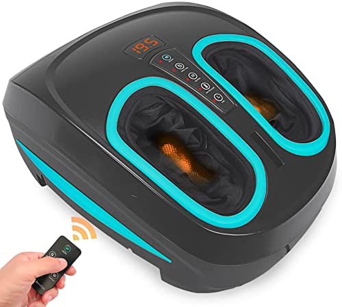 Shiatsu Foot Massager With Infrared Heat and Air Compression