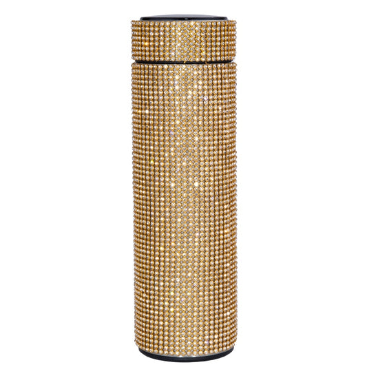 Smart Diamond Thermos Bottle Stainless Steel Water Bottle For Coffee Smoothie