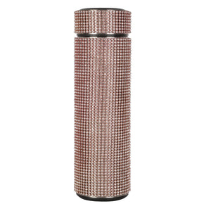 Smart Diamond Thermos Bottle Stainless Steel Water Bottle For Coffee Smoothie