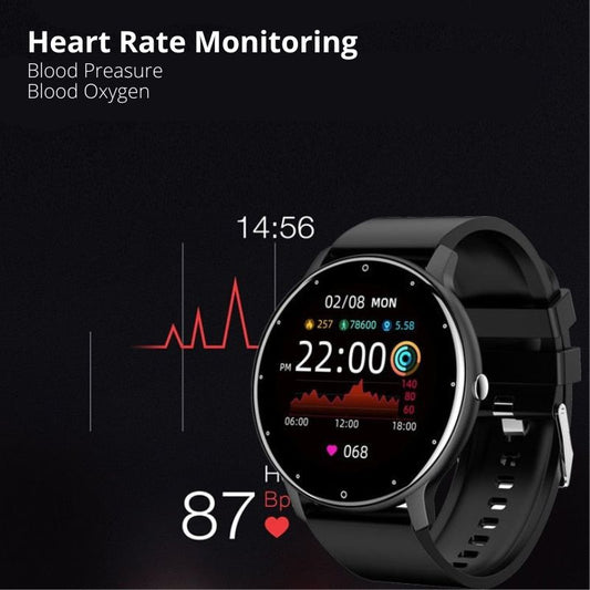 Smart Watch Fitness Tracker Waterproof Touch Screen iOS Android Unisex