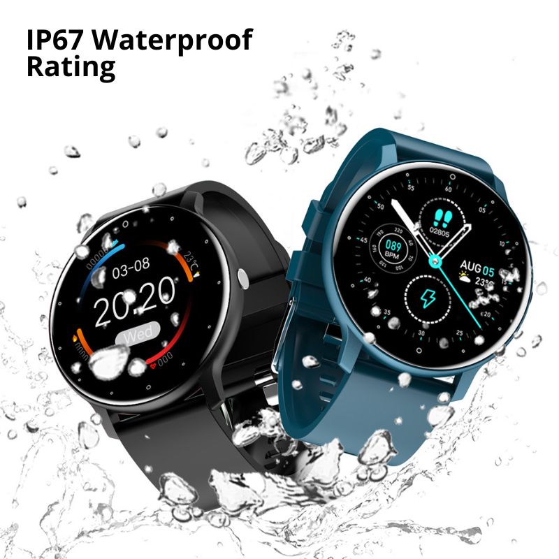 Smart Watch Fitness Tracker Waterproof Touch Screen iOS Android Unisex