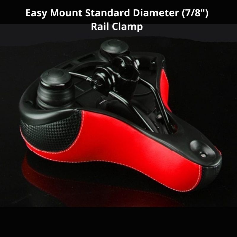 Most Comfortable Bike Seat With Memory Foam Waterproof Bike Saddle Universal Fit Shock Absorbing Including Reflective Band Unisex-Bike Accessories-Fit Sports