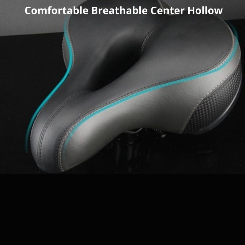 Most Comfortable Bike Seat With Memory Foam Waterproof Bike Saddle Universal Fit Shock Absorbing Including Reflective Band Unisex-Bike Accessories-Fit Sports