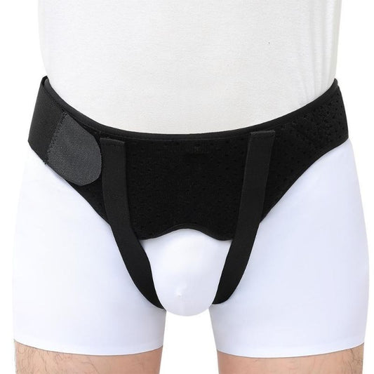 Hernia Belt Truss Support Single Or Double Inguinal Hernia Support Brace 2 Removable Compression Pads Comfortable Material Unisex-Body Support-Fit Sports