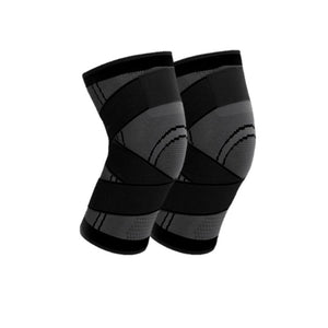 Pair Knee Supports Knee Compression Sleeves Alleviate Knee Pain Joint Pain Arthritis Running Fitness Elastic Wrap Knee Brace Unisex-Body Support-Fit Sports